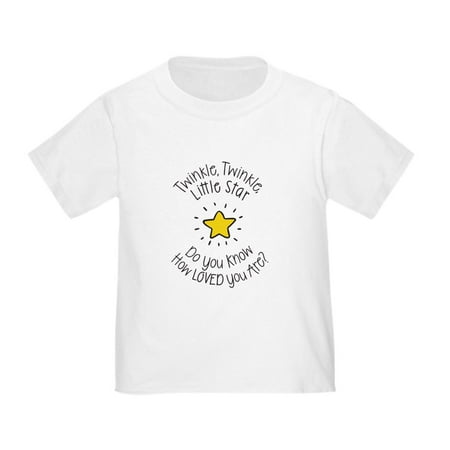

CafePress - Twinkle Twinkle Little Star Do You Know How Loved - Cute Toddler T-Shirt 100% Cotton