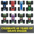 thumbnail image 4 of Monster Jam, Grave Digger 40th Anniversary 8-Pack Monster Trucks with Bonus Accessories, 1:64 Scale, Kids Toys for Boys and Girls 3 and up, 4 of 9