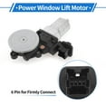 thumbnail image 4 of Unique Bargains Front Right Passenger Side Power Window Regulator Lift Motor for Nissan Murano 2009-2014 No.807301BA0A 6 Pins Car Window Glass Lift Motor, 4 of 7