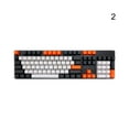 thumbnail image 1 of 108 Pcs Capuchons de Touches PBT Étanches Sans Lettres de Remplacement pour Clavier Mécanique, 1 of 5