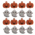 thumbnail image 3 of Etiqueta de decoración Irregular para Halloween, pegatina divertida de calabaza para tarjeta de mensaje, regalo para hornear dulces, Festival fantasma, 50 unids/lote, 3 of 4