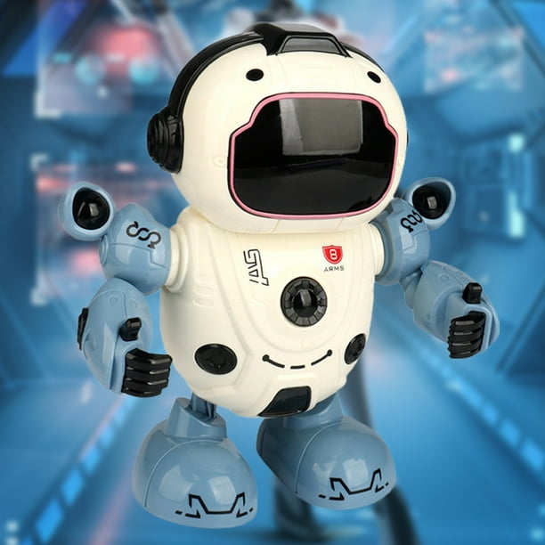 Travelwant Walking Robot Toys for Kids Dancing Robot Toy with LED Lights Flashing and Music