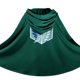 thumbnail image 1 of Anime uniforme Unisex capa Cosplay disfraz verde negro con capucha chaquetas de punto JShteea libre de BPA, 1 of 7