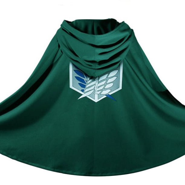 Anime uniforme Unisex capa Cosplay disfraz verde negro con capucha chaquetas de punto JShteea libre de BPA