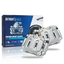 Detroit Axle - Pair Front Brake Calipers for 2005-2012 Ford F-250 F-350 Super Duty 2006 2007 2008 2009 2010 2011 Brake Calipers with Brackets Replacement