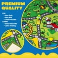 thumbnail image 2 of Joyfy Kids Car Play Rug for Playroom, Car Play Mat for Toddlers,Durable Car Carpet for Community Pretend Play, 2 of 8