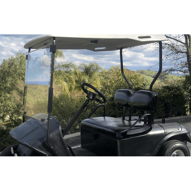 For 19942014 EZGO TXT & Medalist Folding Golf Cart Clear Windshield