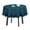 Teal Blue, variant on Vargottam Ruffle Tablecloth Kitchen Dining Tabletop Cover Decoration Cotton Solid Table Cover Round, Teal Blue- 54 Inches Diameter