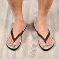 thumbnail image 6 of Unisex Comfort Flip Flops Summer Thong Sandals Non Slip Soles Flip Flop for Beach, Pool, and Daily Wear Diamond Pattern M, 6 of 8