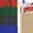 100 Pack 16 Inch Assorted Colors, variant on 10 Inch Trail maker Reusable Grocery Bags, 100 Pack Food Shopping Totes with Reinforced Handles, 80 GSM Non-Woven Material