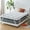 White, variant on Ang Qi Queen Size Mattress Topper White with four Elastic band, Down Alternative