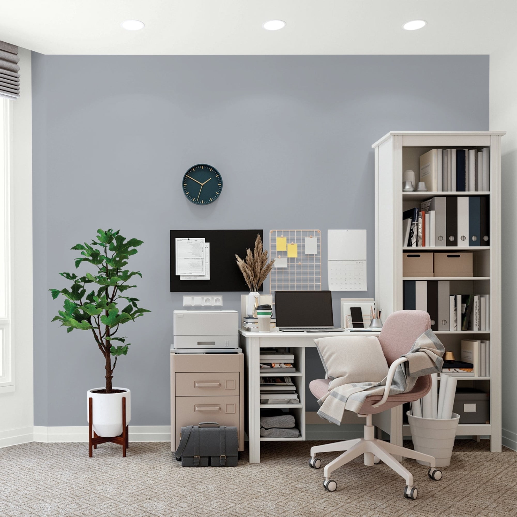 Glidden High Endurance Plus Gosling Gray Flat Interior Paint and Primer, 1 Quart