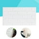thumbnail image 5 of BRIGHTFUFU Autoadhesivo 3D patrón de ladrillo Wallpaper Dormitorio Sala de estar Fondo de pared moderna TV Decor Wallpaper (blanco), 5 of 7