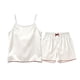 thumbnail image 5 of Estilo Verano Conjunto de Niños de Color Sólido Cuello Redondo sin Mangas Y Pantalones Cortos Dos Piezas de Ropa de Casa para Niños, 5 of 7