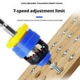 thumbnail image 3 of Adjustable Extension Impact Chuck Adapter, 1/4 Universal Hex Shank Quick Release Bar Socket Screwdriver Bit Holder Kit, 3 of 8