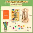 thumbnail image 2 of Juego de mesa Montessori Wooden Montmorency para niños de 3 a 6 años, 2 of 7