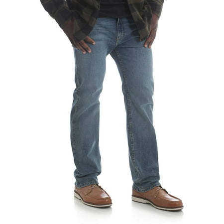 Wrangler Men's and Big Men's Straight Fit Jeans with Flex
