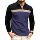 thumbnail image 1 of Ceisia Men Color Block Long Sleeve Zipper Casual Daily Outdoor Versatile Gift Fashion Athletic Top, 1 of 9