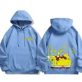 thumbnail image 1 of Animation Spongebob Squarepants Cartoon Polyester Sweater for Autumn and Winter Thin or Fleeced Long-Sleeved Hooded Sweatshirt, 1 of 5