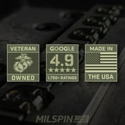 MILSPIN Magnus Brass Utility Knife | Box Cutter | EDC Utility Blade | Utility Knives | Retractable Razor Blade | EDC Knife | Includes 5 Blades | Veteran Made in the USA