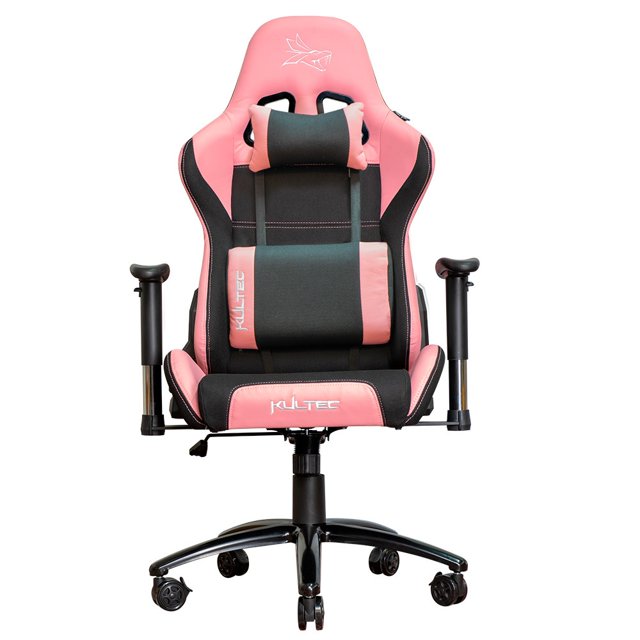 SILLA GAMER KULTEC SERIE X2 ERGONOMICA KLTX-813 ROSA