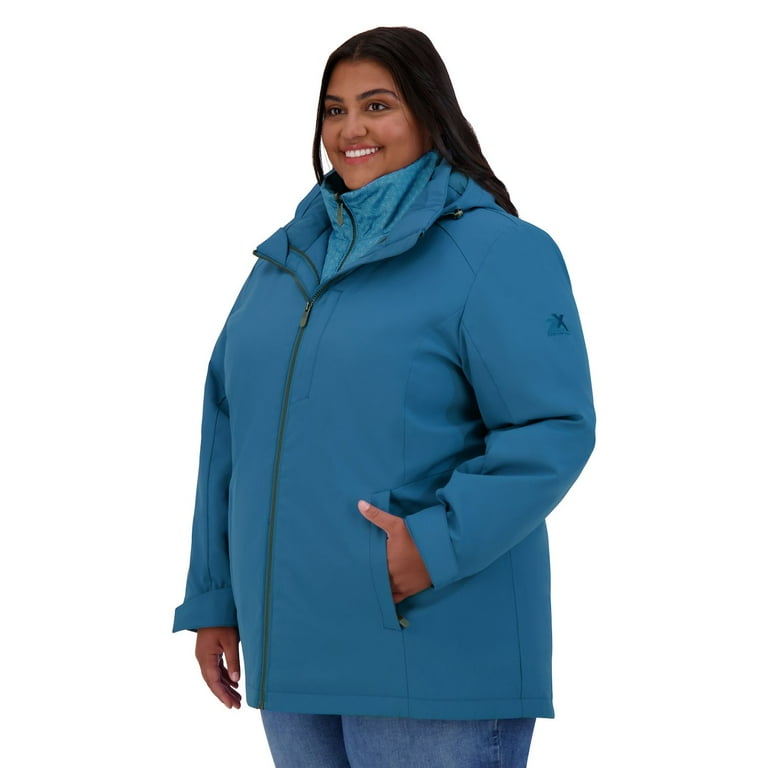 Plus Size ZeroXposur Deonna 3-in-1 Systems Jacket Color