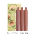 thumbnail image 2 of Juego de 3 barras de labios mate con sabor a fruta, barras de labios resistentes al agua y a prueba de manchas, de larga duración, 2 of 5