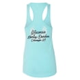 thumbnail image 2 of Harley-Davidson Women's Road Diva Sleeveless Racerback Tank Top, Sky Blue (XL), Harley Davidson, 2 of 2