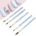 thumbnail image 1 of Nail Art Tools, 5pcs Multifunction Nail Art Kit Bristle Aggregation  Environmental Protection  For Household For Nail Salon, 1 of 8