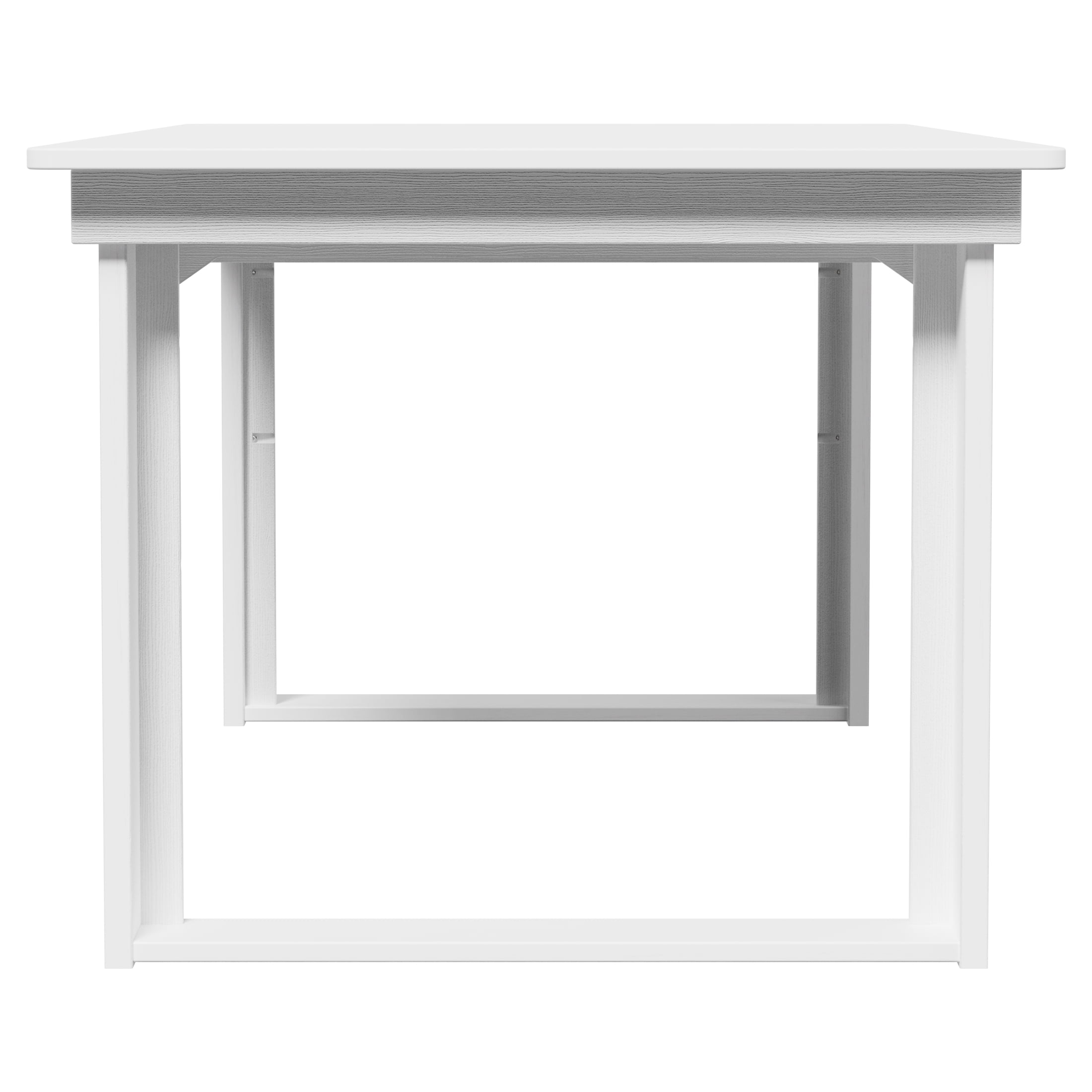 Better Homes & Gardens Ezra Outdoor Dining Table, HDPE, White
