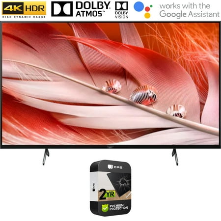 Sony XR50X90J 50 inch 4K Ultra HD Full Array LED Smart TV (2021) Bundle with Premium Extended Warranty