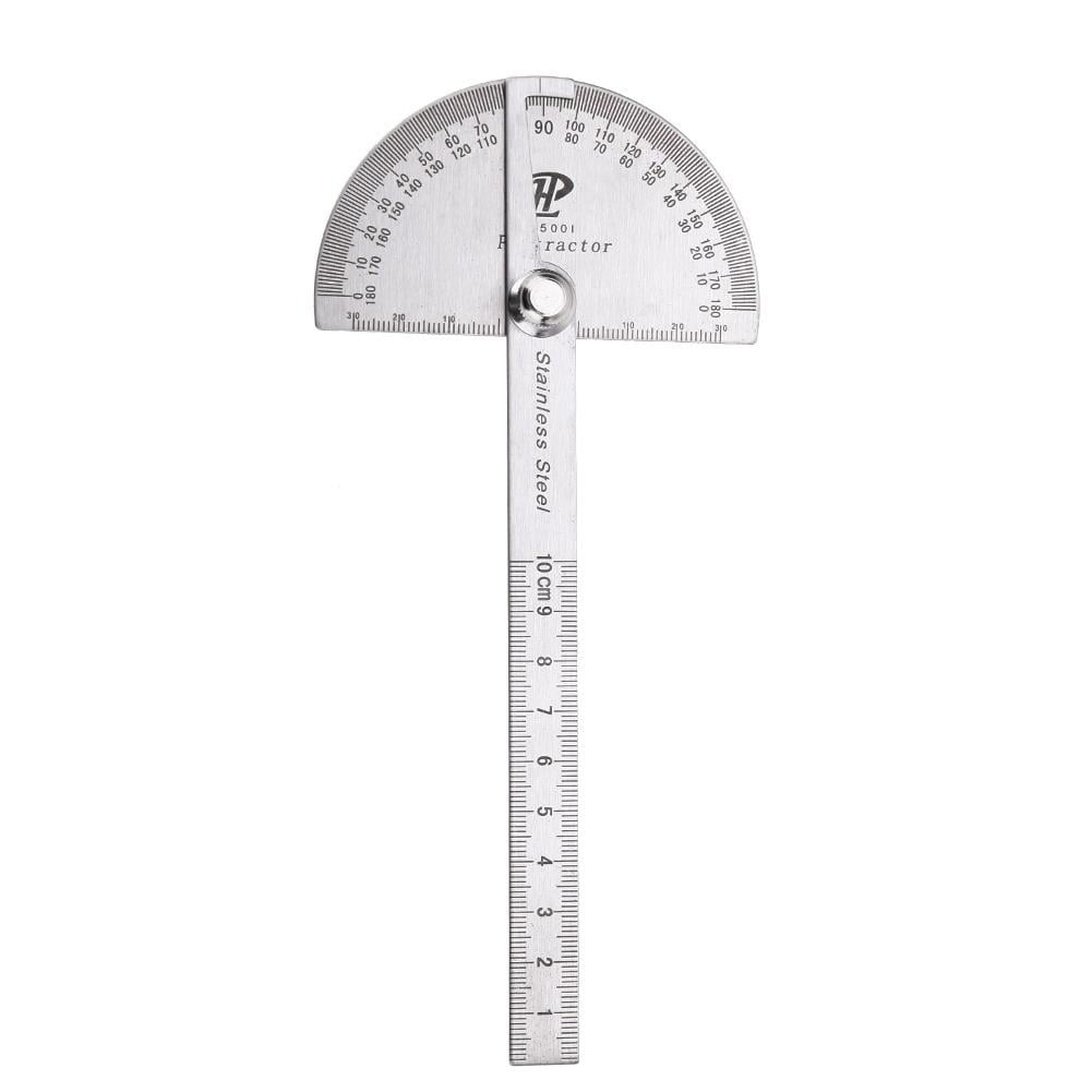 Protractor / Angle Ruler / Index Gauge Stainless Steel Angle Gauge Angle  Ruler 180 Degrees Semicircle Woodworking Angle Ruler 0-180 Degrees Length  150