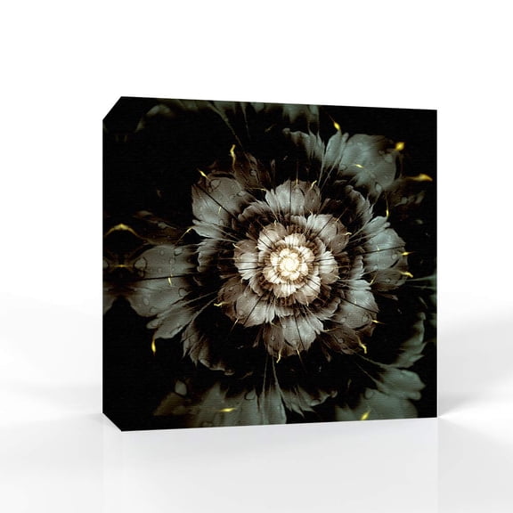 wall26 Canvas Wall Art Flowery Flowers Pictures Home Wall Decorations for Bedroom Living Room Paintings Canvas Prints Framed - 24x24 inches
