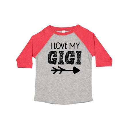 

Inktastic I Love My Gigi with Arrow Gift Toddler Boy or Toddler Girl T-Shirt