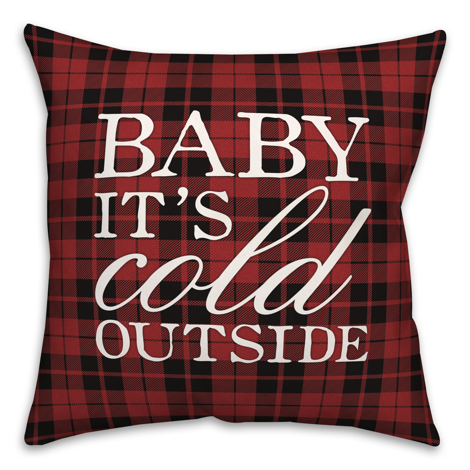 Creative Products Baby It's Cold Outside 20 x 20 Spun Poly Pillow