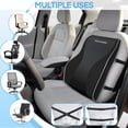 thumbnail image 6 of Lumbar Support Pillow, Memory Foam Ergonomic Back Cushion, for Office Chair Car Gaming, Lower Back Pain Relief, 6 of 14