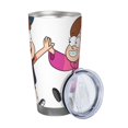 thumbnail image 2 of Vaso de 20 oz de Gravity Falls, taza de viaje para café con aislamiento al vacío de acero inoxidable, taza de café, taza de viaje con tapa, taza térmica para exteriores, 2 of 8