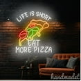 thumbnail image 4 of Handmadetneonsign Life Is Short Eat Pizza Neon Sign, Pizza Neon Wall Art Decor, Kitchen Wall Decor 51977, 4 of 5