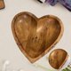 thumbnail image 4 of Cuenco de pan de madera con forma de corazón, cuenco de masa de oración de madera con tarjetas, regalos religiosos, regalos cristianos, regalos de congregación (marrón), 4 of 5