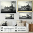 thumbnail image 4 of Designart "Frozen Serenity Grey Iceberg" Landscapes Floater Framed Wall Art Living Room, 4 of 7