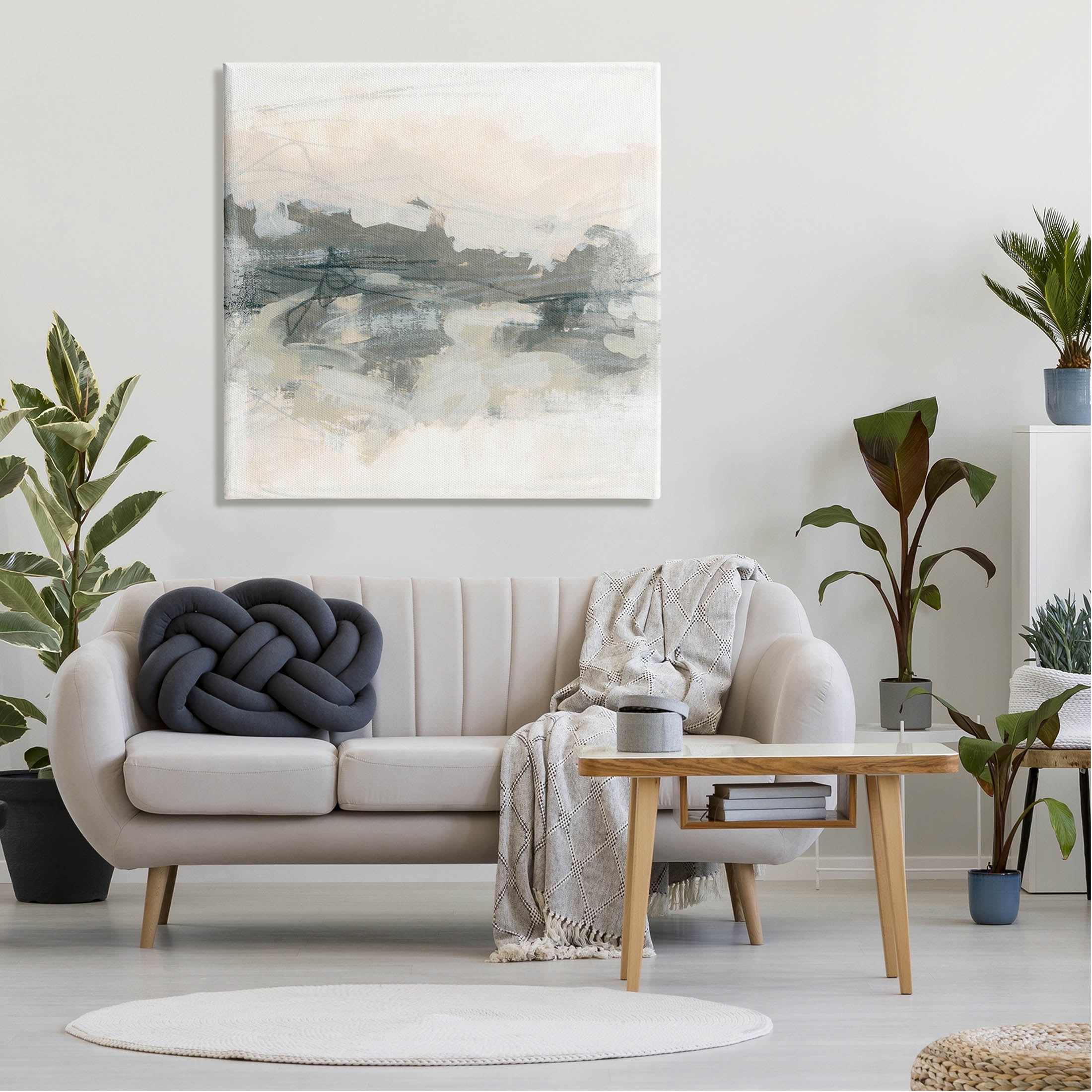 Stupell Industries Contemporary Moody Abstract Scribble Painting Gallery Wrapped Canvas Print Wall Art, Design by June Erica Vess