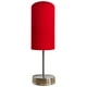 thumbnail image 3 of Lampara De Mesa, Luz Ideal, Murano Satín, Pantalla De Tela Rojo, 3 of 6