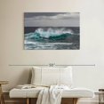 thumbnail image 2 of Elephant Stock Ocean Wave Pop Wall Art - Beach Canvas Canvas - 39" x 26", 2 of 8