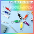 thumbnail image 6 of Lsupdaol 8 Pcs Mini Keychain Flashlight LED Keychain Light Bulk Small Flashlight for Outdoor Camping Hiking Equipment and Emergency Gift(Multicolor), 6 of 6