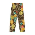thumbnail image 5 of Balery Robot and Monsters print Men's Pajama Pants,Ultra Lightweight Pjs,Lounge Pant-, 5 of 9