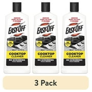 (3 pack) Easy-Off Heavy Duty Cooktop Cleaner, Non-Scratch, No Scrubbing Tools Needed, 16 oz