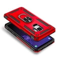 thumbnail image 4 of Nagebee Case for Samsung Galaxy S9 with Screen Protector (Soft Full Cover Caseage), Military Armor [Magnetic Ring Holder & Kickstand] Shockproof Protective Cover Case (Red), 4 of 5