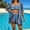 *Dark Blue, variant on ClodeEU Women's 4 Piece Swimsuit Set with Fringe Cover Up, UV Protection Beachwear Hot Pink,Womens Plus M