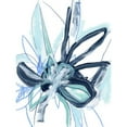 thumbnail image 3 of Vess, June Erica 19x24 Black Modern Framed Museum Art Print Titled - Blue Floral Burst I, 3 of 5