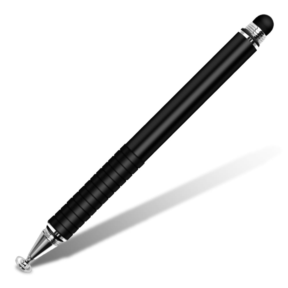 Yeacher Stylus Pen Universal Touch Screen Pen Double-head Capacitance Pen Portable Durable Capacitive Pen for Phone/Tablet Black